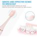 NC Sonic Electric Toothbrush - Powerful Rechargeable Waterproof Brush for Adults & Kids (Pink) - 2 Brush Heads Included | Best International Shipping - Buy Online on GoSupps.com