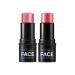 Blush stick cream blush make-up professional face forming and contouring stick make-up easy to use with structural cover durable ( #3.5 medium) #3.5 60 g (1 Pack)