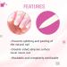Nail Tek Crystal File Double-Sided with Fuchsia Case - Professional Mini Fingernail File for Manicure & Pedicure - 3 Inch - Pack of 1 - Buy Online on GoSupps.com