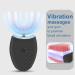 Ultrasonic Electric Toothbrush for Adults - Hands-Free Rechargeable U-Shaped Whole Mouth Cleaner, 360 Whitening, IPX7 Waterproof - Black - Buy Online on GoSupps.com