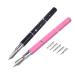 2 Pcs Sets Nail Art Fountain Pen Drawing Line Pens Nails Dotting Tools for Hand Manicure