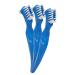 Vivid Premium Quality Denture Cleaning Toothbrushes Multi-Layered Bristles Ergonomic Rubber Handle Pack of 12 (12)