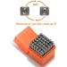 RIVTUN Professional 36-Piece Metal Stamping Tool Set - Number & Capital Letter Stamp Set (A-Z & 0-9) - 1/4 inch - Ideal for Jewelry Craft Stamping - Buy Online on GoSupps.com