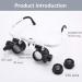 Headheld Magnifying Glass with Light 2 Group Replaceable Lens 8X 23X Hd Identification Engraving Tool Watch Repair Binocular Glasses Hands Free Magnifier - Buy Online on GoSupps.com