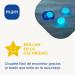 MAM Original Pure Night S322 Silicone Pacifier for Babies 6+ Months - Glow in the Dark Blue 2 Pack - Buy Online on GoSupps.com