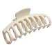 OWIIZI Big White Claw Clips 4.3 Matte Large Hair Claw Clips Non-Slip Ponytail Jaw Barrette Strong Hold Banana Jumbo Hair Clips for Women Long Thick Hair(Single piece)