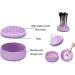 Niiyen Silicone Makeup Brush Stand MultiPurpose Beauty Tool Organizer Makeup Brush Storage Stand Silicone Makeup Brush Holder Painting Pen Brush Nail Clippers (Purple - Buy Online on GoSupps.com