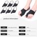 Buy EUR 6-Piece Hallux Valgus Toe Spreader & Bunion Corrector Socks - Anti-Slip Belt Gel Pads Bale Protection | Black - Buy Online on GoSupps.com
