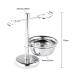Buy 2 in 1 Stainless Steel Razor Holder & Shaving Set for Men | Durable Razor Plane Stand & Brush Holder - International Shipping Available - Buy Online on GoSupps.com