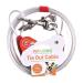TIE OUT CABLE FOR DOGS STEEL STRONG CABLE CAMPING PICNIC GARDENING CABLE STRONG WIRE SILVER COLOUR AVAILABLE IN 10 20 30 FEET (10 FEET 3 METER)