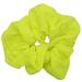 Topkids Accessories Large Bright Neon Scrunchie for 80 s Costume or Neon Raves Club Scrunchie Bright Neon Scrunchies for Girls & Women Girl s Hair Accessories (Neon Yellow)