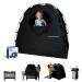SlumberPod and Fan Combo 3.0, Portable Privacy Pod Blackout Canopy Crib Cover, Sleeping Space for Age 4 Months and Up, Pack n Play Blackout Cover, Baby Travel Crib Canopy (Black/Grey) Black/Grey with Fan 3.0