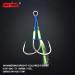 Capt Jay Fishing Assist Hooks - 3 pcs 5/0 Glow Green Jigging Hooks for Slow & Fast Jigs - Buy Online on GoSupps.com