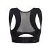 Tosoft summer invisible attitude corrector adult girl support back brace spine straighten anti-b ckner correction belt for health care (color: black size: XL/X-Large) XL/X-Large black