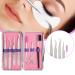 Professional Eyelash Extensions Tool Set - Eyelash Extension Scissors Tweezers & Lash Starter Kit for Makeup Practice - Buy Online on GoSupps.com