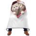 Bolaz Waterproof Barber Cape -Christmas Cat Pattern 12 Cheetah Haircut Bib for Men Unisex Hair Cutting Cape(8rp1a)