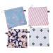 Menstrual Pad Bag Portable Towel 4 Pcs Period Bag Napkin Bag Menstrual Pads Napkin Disposal Pouch with Zipper Towel Holder Pouch for Women Napkins Bag Ladies Travel Makeup Bags