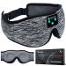 Boodlab Sleep Headphones Bluetooth Sleep Mask 3D Sleep Eye Mask with Ultra-Thin HD Stereo Speakers Washable Adjustable for Sleeping Side Sleepers Air Travel Yoga Meditation Holiday Grey