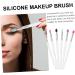 Healeved 12 Pcs Eye Shadow Brush Dual Sided Eyeshadow Brush Makeup Practice Face Makeup Eyeshadow - Buy Online on GoSupps.com
