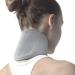 Medical Grade Neck Support Brace Strap for Neck Pain Relief and Bone Relaxer with Self Heating Neck Wrap and Tourmaline Adjustable Cervical Collar for Physical Therapy Arthritis Headaches Grey