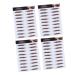 Didiseaon 4pcs Eyebrow Stickers Imitation Eyebrow False Eyebrows Cosmetics Semi-permanent 6d Transfer Paper
