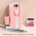 OSKOPWRC Electric Nail Drill Machine 30000 RPM Professional Rechargeable Nail File Kit with 6 Bits Manicure Pedicure Polishing Tools for Home Salon Use White - Buy Online on GoSupps.com