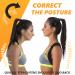 Adjustable Back Brace Posture Corrector for Men and Women - Upper Back and Shoulder Straightener - Relieve Neck and Shoulder Discomfort (30-50) - Buy Online on GoSupps.com