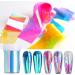 8 Colors Hot Summer Wraps Design Aurora Film Holographic Nail Stickers Ice Cube Glass Paper Nail Foil Sparkly(K02) - Buy Online on GoSupps.com