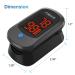 Mibest CN160 Fingertip Pulse Oximeter - Accurate Blood Oxygen Saturation Monitor (Black) | Fast Worldwide Shipping - Buy Online on GoSupps.com
