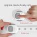 6PCS Baby Proofing Cabinet Locks - Double Safety Lock Latches - Adjustable Strap - Child Proof Drawer Locks - 6 Count - Buy Online on GoSupps.com