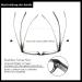 Cojwis 4 Pack Women's Reading Glasses - Stylish Multi-Colored HD Clear Lens - 0.50 Magnification - Buy Online on GoSupps.com