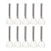 Tube squeezer with key roller 10 pieces Tube squeezer made of stainless steel and metal To avoid hair dye waste