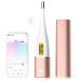 Femometer Digital Basal Thermometer with Backlit LED Screen,Intelligent BBT Thermometer,Fertility Monitor Period Tracker, Sync with Femometer APP Gold