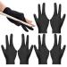 NHPY 6 pieces Billard glove three fingers gloves 3 fingers Queue gloves billiard gloves billiard snooker Queue gloves unisex stretchy
