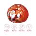 Christmas Santa Claus Shower Cap for Women - Waterproof Elastic Bath Cap for Travel, Spa, Hotel, & Home Use - Buy Online on GoSupps.com
