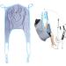 Lift Sling Patient Toilet Sling for Home Use U Shape Divided Leg Sling for Bathing and Toileting Patient Transfer S Small - Buy Online on GoSupps.com