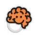 Fat Brain Toys Brain Teether - Orange Baby Toys & Gifts for Ages 0 to 2