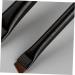 Healeved 9 Sets Women Eyeliner Brush Wood Makeup Tool Multi Function Eyebrow Brush Black - Buy Online on GoSupps.com