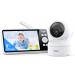 Annke Tivona BabyPhone with camera 720p 5 "Display 1080p camera with night vision 2-way audio remote pan tilt zoom intelligent temperature lullied songs 1000ft large range no WLAN/app BBM