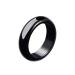 Loveso Hematite Ring for Women Men Unisex Black Hematite Stone Ring Anxiety Balance Root Chakra Ideal Gift for Family and Your Bestfriend Size 5-12 (Black 6) Black 6