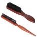 shockassist 2 hair brushes with boar bristles soft natural bristles large and small hair and beard styling for all hair types