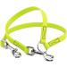BioThane Coupling Leash for Two Dogs - 0.5m Neon Yellow Custom Width Options | Durable & Stylish - Buy Online on GoSupps.com