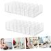 Didiseaon Pressed Powder Rack 2pcs Cosmetic Bracket Home Cosmetic Holder Multi-grid Rack Cosmetic Storage Rack Makeup Blush - Buy Online on GoSupps.com