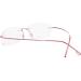 Buy Rimless Titanium Reading Glasses +1.0 for Women & Men - Super Light & Stylish in Pink - International Shipping - Buy Online on GoSupps.com