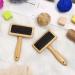 2 Pcs Wool Carders Needle Felting Brush  Hand Carders for Wool  Craft Wool Needle Felting Tools with Solid Wood Handle  Slicker Brush for Dogs  Spinning and Weaving  for Craft Felt Project - Buy Online on GoSupps.com
