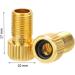 Presta to Schrader Brass Bike Valve Adaptor Converter with Seal Ring - 2pcs - Buy Online on GoSupps.com