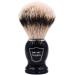 Parker Safety Razors 100% Silvertip Badger Bristle Shave Brush  Brush Stand Included (Black Handle)
