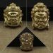 1Pcs Pure Copper Buddha Statue Heads Outside The Factory Buckle Wallet Bag Leather Suitcase Bag( B)/10442 - Buy Online on GoSupps.com