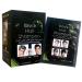 Reddhoon 10 Pcs Black Hair Shampoo Instant Black Hair Dye for Men Women Temporary Hair Dye Natural Ingredients Easy to Use Last 30 Days