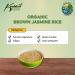 Koalakoi ORGANIC Certified Brown Jasmine Rice | Rich in fibre and nutrients | Premium quality non-GMO Natural rice grain no Additives or Preservatives (1.8kg) - Buy Online on GoSupps.com